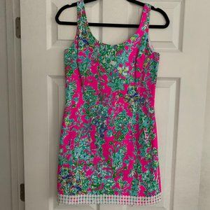 LNWOT Lilly Pulitzer Eaton Shift Dress Pop Pink Southern Charm